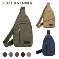 Sling Chest Crossbody Brusttasche Bag Schultertasche Sportarten Herren Tasche DE