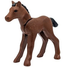 Playmobil dunkelbraunes Pony