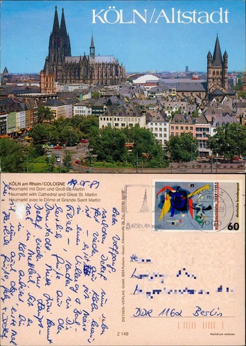 Ansichtskarte köln neumarkt - ansichtskarte,