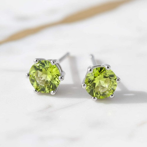 Peridot ohrringe silber - peridot, –