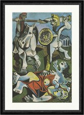 Der Raub der Sabinerinnen Pablo Picasso 1963 Guernica Faks_Plakatwelt 1354