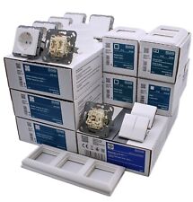 Komplett  Set 4   Jung AS500 Schalter Steckdosen alpinweiß 92 Teile