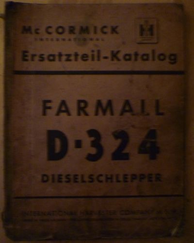 Cormick farmall d324 - farmall,