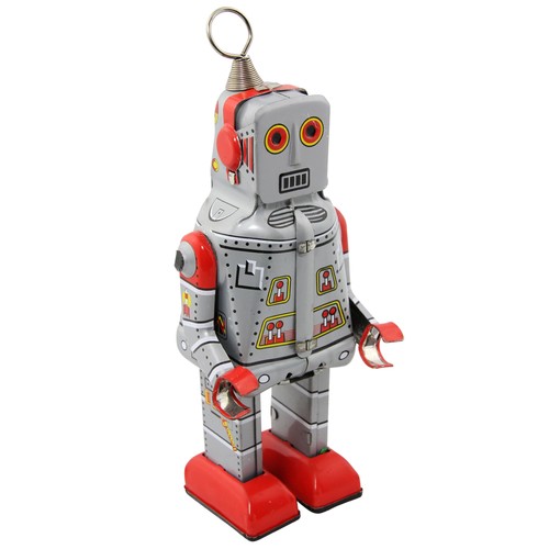 Roboter robot blechroboter - -,