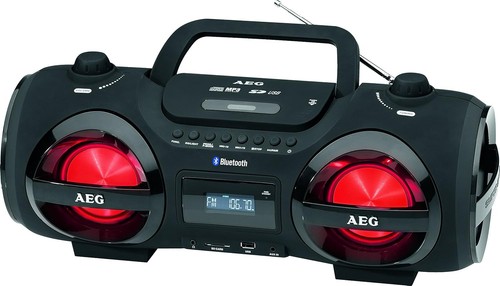 Aeg 4359bt boombox mp3 - boombox,