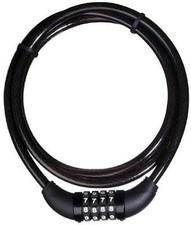 4 Pack - 5-Ft. Resettable Bike Cable With Combination Barrel Lock - 8119DPF