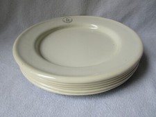 6 alte Email-Teller 22cm Email