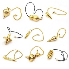 Messing Pendeln, Messing Wünschelrutengänger Pendeln mit Geschenkbeutel