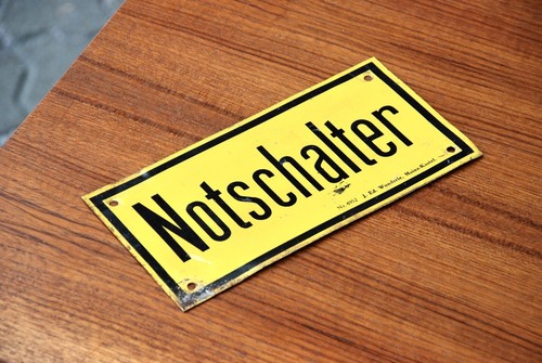 Blechschild warnschild - blechschild,