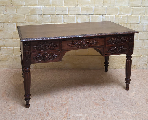 Antik schreibtisch - ,