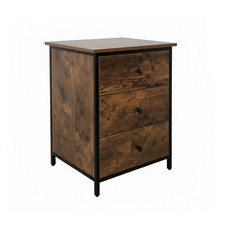 Nachttisch Beistelltisch Nachtschrank Nachtkommode Nachtkonsole 3 Schubladen