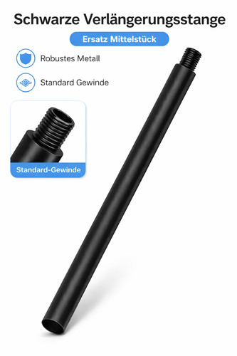 Verlängerungsstange schwarz