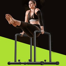 Verstellbar Dip Barren Ständer Dip-Station Push Up Bar Fitness Calisthenics NEU