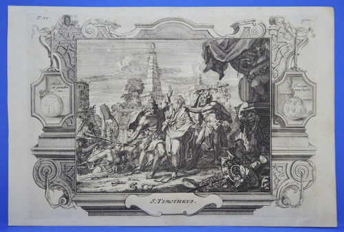 Kupferstich heiligenbild - kupferstich,