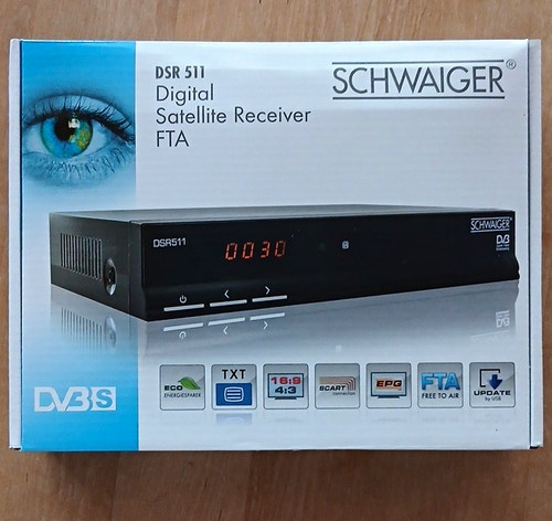 Schwaiger dsr 511 dvb fta - dsr, dvb-s