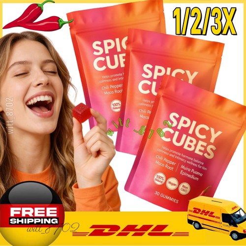 Spicy cubes hot - cubes, gummies
