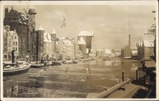 Foto Ak Gdańsk Danzig, Stadtansicht, Sternwarte, Krantor - 10788903