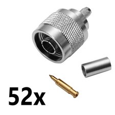 52x stecker buchse bnc - n-stecker, n-buchse