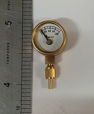 1/2" Frischdampf Manometer, 0-120 PSI