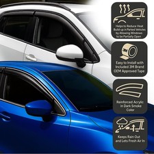 Tape-On Rain Guard Window