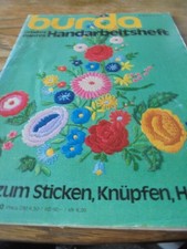 Burda – Großes buntes Handarbeitsheft, Alles zum Sticken, Knüpfen, Häkeln