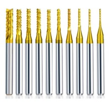 10-tlg Schaftfräser