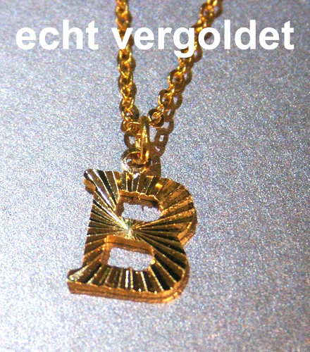 Edle halskette buchstabe - halskette, b