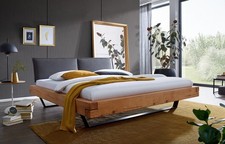 Balkenbett Bett Massivholz 180x200cm Fichte massiv bernsteinfarbig NEU OVP!!!