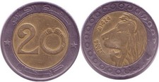 Algerien 20 Dinar 2004 Löwe
