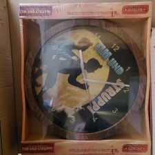 10x Tim Und Struppi Wanduhren