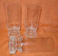 3 x Rosenthal hoch Trinkgläser Wassergläser Wasserglas Gläser geriffelt 15cm Bie