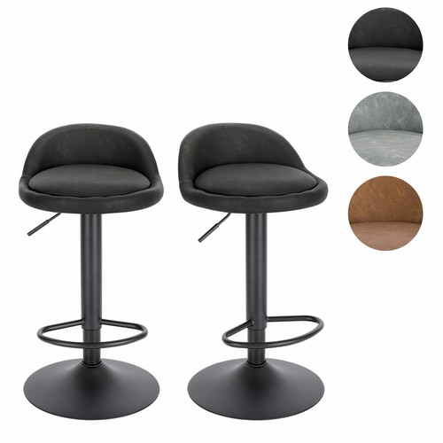 Barhocker höhenverstellbar - 2x,
