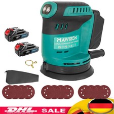 Akku Exzenterschleifer Schleifmaschine 125mm Schwingschleifer Für 18V Makita DHL