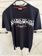 Napapijri Herren T-Shirt Gr. M Dunkelblau