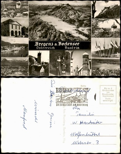 Bregenz mehrbildkarte mit - bregenz,