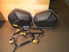 Original Yamaha Seitentaschen Koffer Soft ABS inkl. Halter Tracer 7 bis MJ 2024