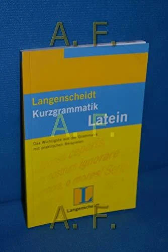 Langenscheidts kurzgrammatik - langenscheidts,