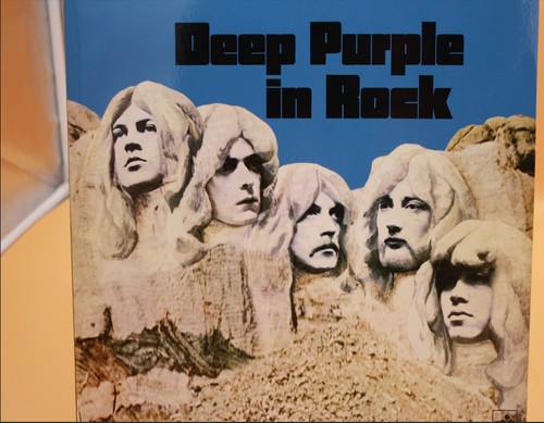 Deep purple rock - deep, in