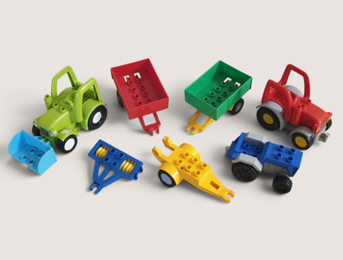 Lego duplo traktor trecker - lego, |