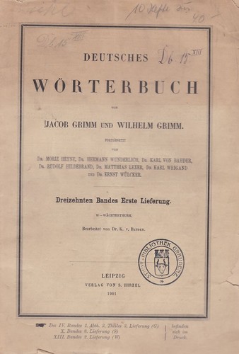 Band lieferung w - 1.,