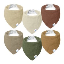 lulumoon Lätzchen Baby Dreieckstuch Baby Musselin 