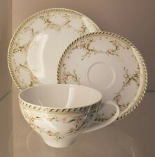 Melitta / Friesland, Tee / Kaffeegedeck 3 tlg. mit grüner Ranke