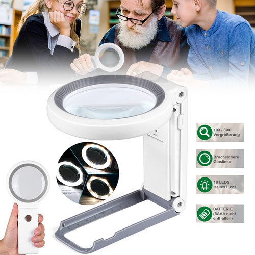 18led 30x lupe mit - 18led,