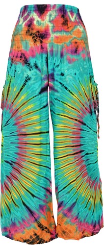 Farbenfrohe batikhose boho - farbenfrohe,
