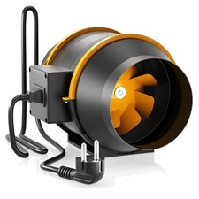 Luftventilator 150mm Rohrventilator Abluft Lüfter für Badezimmer Küche Office