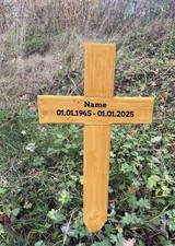 Grabkreuz aus Holz 70cm hoch