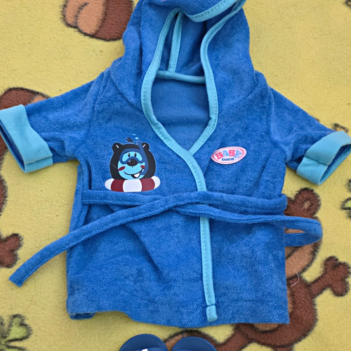 Baby born puppen bademantel - baby,