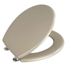 Wenko Toilettensitz Prima Sandbeige Matt WC Sitz Toiletten Klodeckel Klobrille