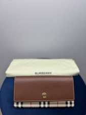 Burberry Damen Geldbeutel/Geldbörse Nova Check Braun