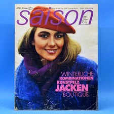 DDR Saison 3 1985 Sommer Modezeitschrift Festkleider Boutique Modelle Mäntel